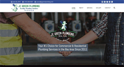 Desktop Screenshot of jcgreenplumbing.com